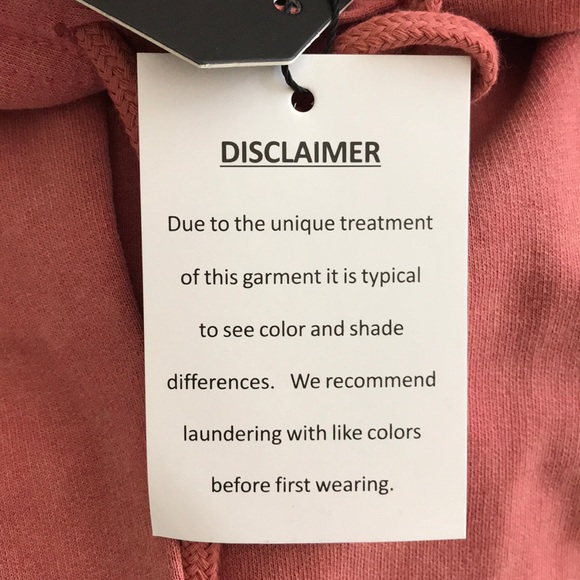 Coral/Rusty Color Hooded Tunic Dress - Picture 7 of 7